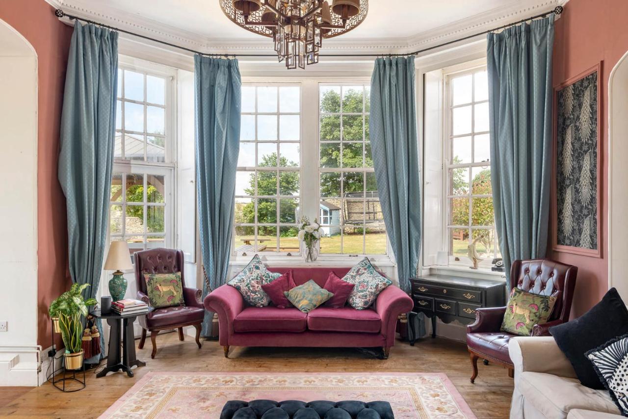 Cotswold Manor House - Country House Retreat With Hot Tub, Ideal For Large Groups Petty France Eksteriør bilde